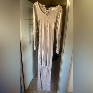 Style stalker dress, high front low back, shirt material, worn once.